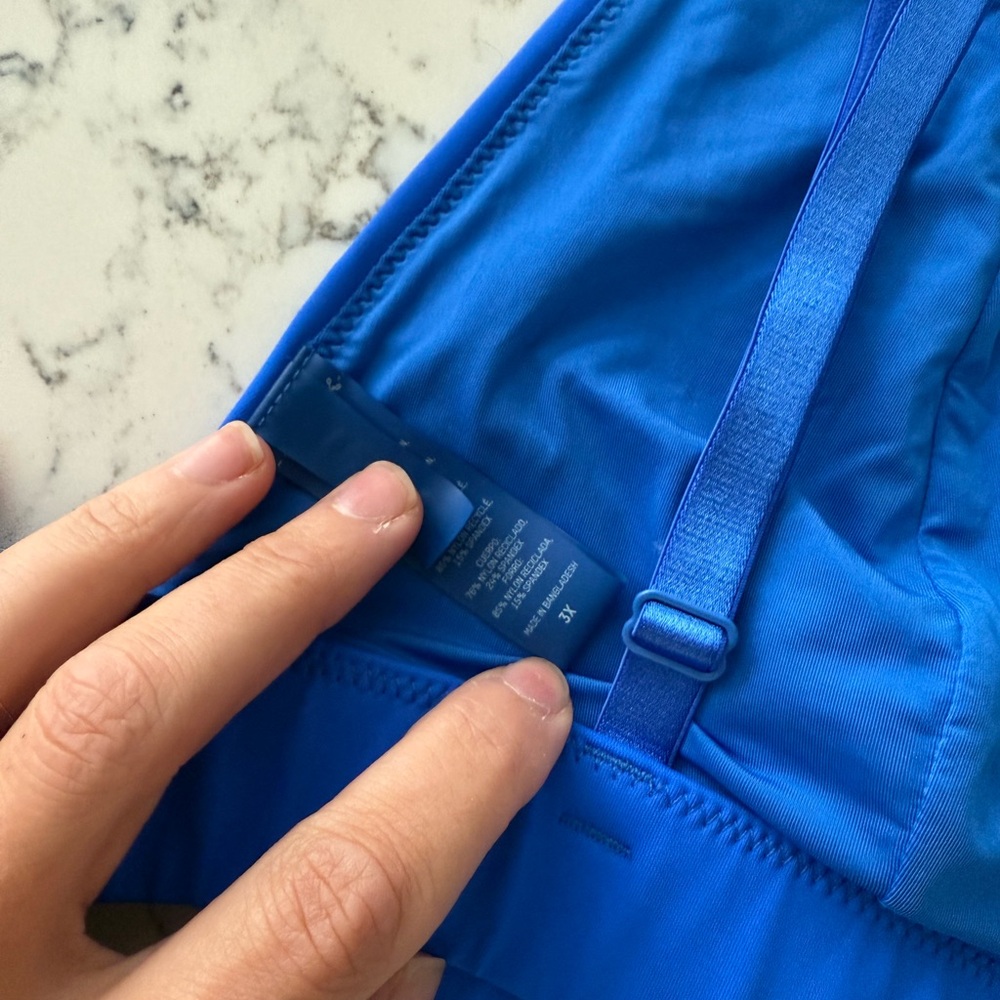 RARE Skims Swim Plunge Bikini Top - Cobalt - 3X - Picture 3 of 3